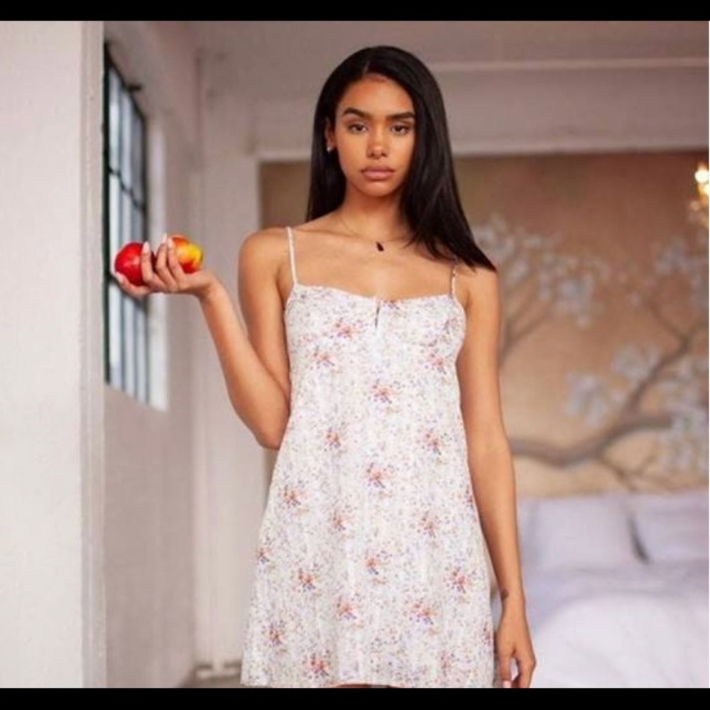 COPY - Are you am i mini floral dress